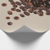 Kaffeebohnen Geschenkpapier (Ecke)