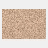 Kaffeebohnen Geschenkpapier für Kaffeeliebhaber (Vorderseite)