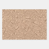 Kaffeebohnen Geschenkpapier für Kaffeeliebhaber Set (Vorderseite 2)