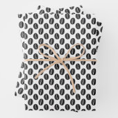 Kaffeebohnen Geschenkpapier Set (Beispiel)