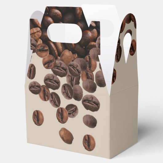 Kaffeebohnen Geschenkschachtel (Geöffnet)