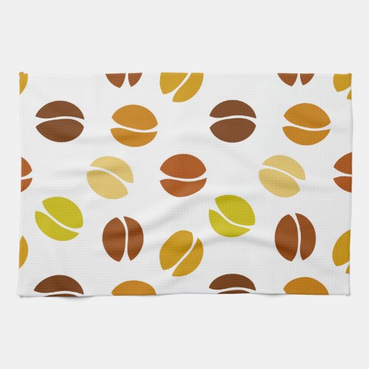 Kaffeebohnen Geschirrtuch (Horizontal)