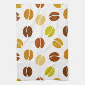 Kaffeebohnen Geschirrtuch (Vertikal)