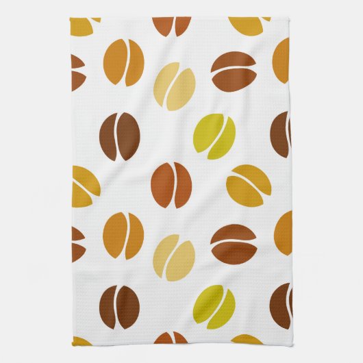 Kaffeebohnen Geschirrtuch (Vertikal)