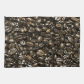 Kaffeebohnen Geschirrtuch (Horizontal)