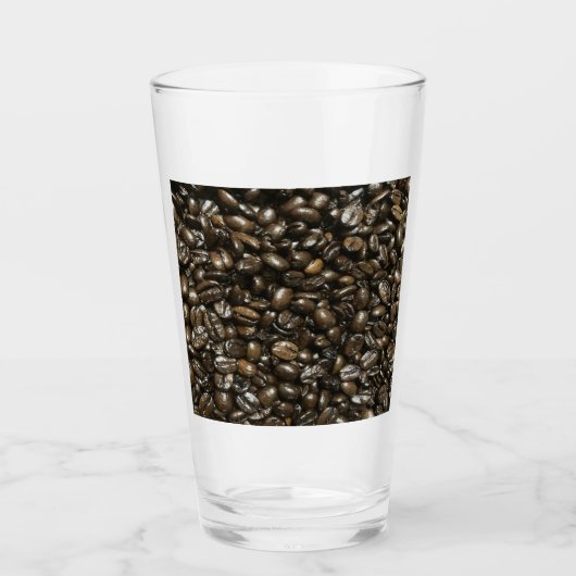 Kaffeebohnen Glas (Vorderseite)