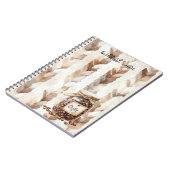 Kaffeebohnen-Glas-Streifen Notizblock (Linke Seite)