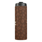 Kaffeebohnen Heiß und kalt Thermal Tumbler Thermosbecher (Vorderseite)