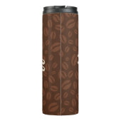 Kaffeebohnen Heiß und kalt Thermal Tumbler Thermosbecher (Rückseite)
