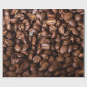 Kaffeebohnen Hintergrundabstrakte, Aroma, Hintergr Geschenkpapier (Flach)