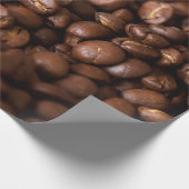 Kaffeebohnen Hintergrundabstrakte, Aroma, Hintergr Geschenkpapier (Ecke)