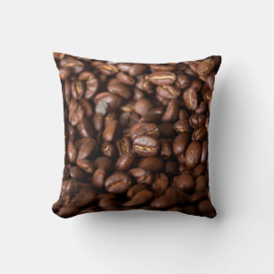 Kaffeebohnen Hintergrundabstrakte, Aroma, Hintergr Kissen