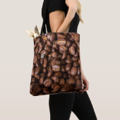 Kaffeebohnen Hintergrundabstrakte, Aroma, Hintergr Tasche (Von Nahem)