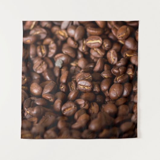 Kaffeebohnen Hintergrundabstrakte, Aroma, Hintergr Wandteppich (Vorderseite)