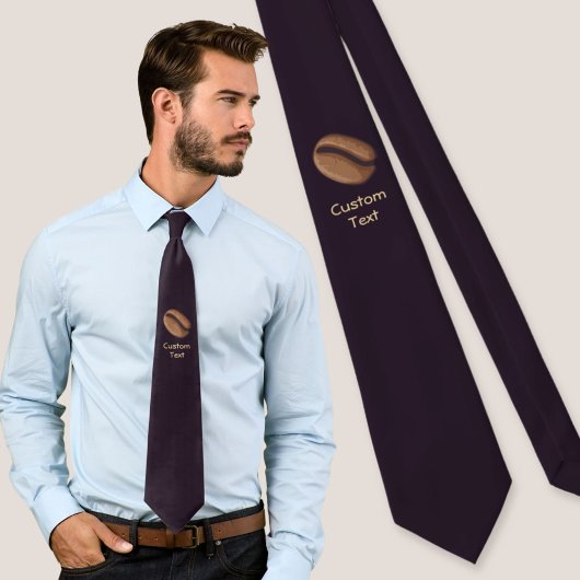 Kaffeebohnen-Icon Krawatte