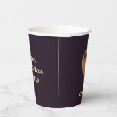 Kaffeebohnen Icon Papier Cups Pappbecher (Rechts)