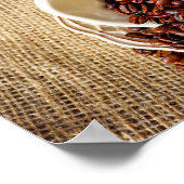 Kaffeebohnen in einem Poster (Ecke)