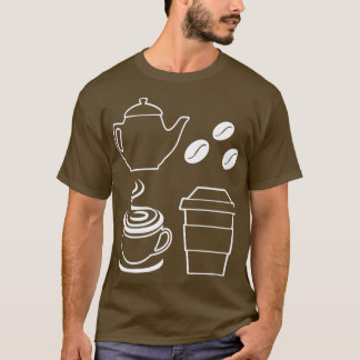 Kaffeebohnen Kaffee Kaffeeelemente Kaffee Lover Gr T-Shirt