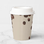 Kaffeebohnen Kaffee Pappbecher (Rechts)