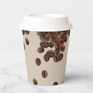 Kaffeebohnen Kaffee Pappbecher