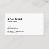 Kaffeebohnen | Kaffeebaum Treuekarte (Rückseite)