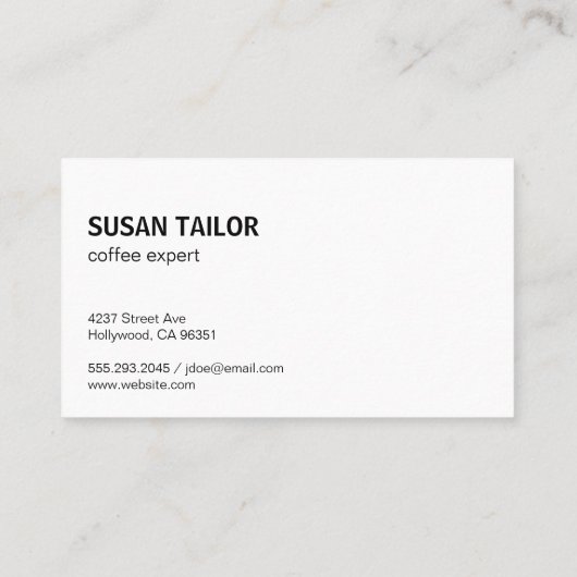 Kaffeebohnen | Kaffeebaum Treuekarte (Rückseite)