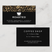 Kaffeebohnen Kaffeebohnen Visitenkarte (Vorne/Hinten)