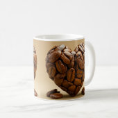 Kaffeebohnen Kaffeetasse (VorderseiteRechts)