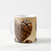 Kaffeebohnen Kaffeetasse (Vorderseite Links)