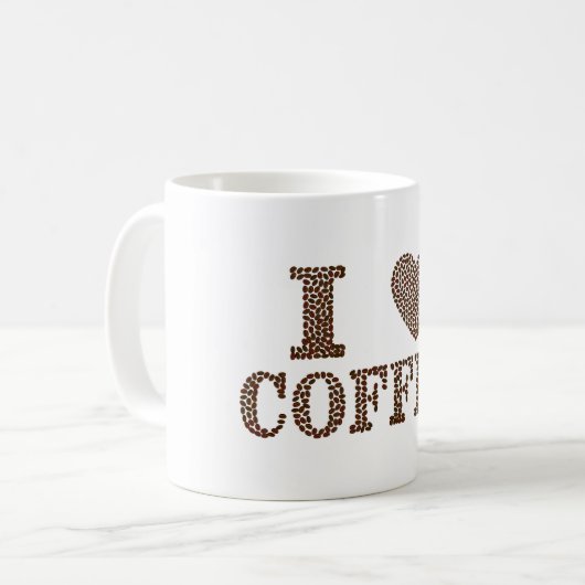 Kaffeebohnen Kaffeetasse (Vorderseite Links)