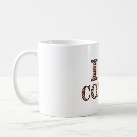 Kaffeebohnen Kaffeetasse (Links)