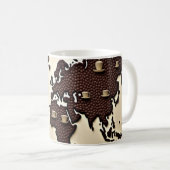 Kaffeebohnen-Kartendesign Kaffeetasse (VorderseiteRechts)