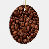 Kaffeebohnen Keramik Ornament (Rechts)