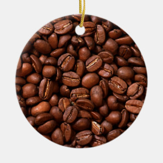 Kaffeebohnen Keramik Ornament