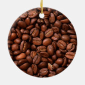 Kaffeebohnen Keramik Ornament (Hinten)