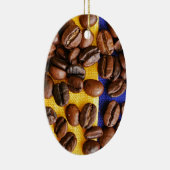 Kaffeebohnen Keramik Ornament (Rechts)