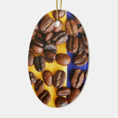 Kaffeebohnen Keramik Ornament (Links)