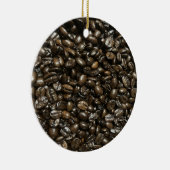 Kaffeebohnen Keramik Ornament (Rechts)