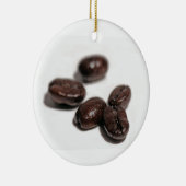 Kaffeebohnen Keramik Ornament (Rechts)