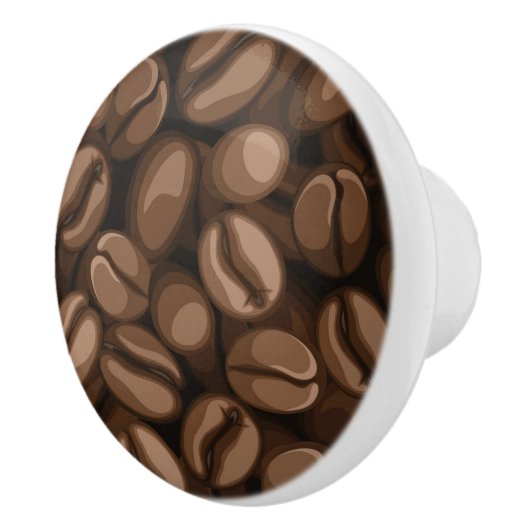 Kaffeebohnen Keramikknauf (Rechts)