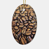 Kaffeebohnen Keramikornament (Links)