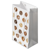 Kaffeebohnen Kleine Geschenktüte (Vorderseite Schrägansicht)