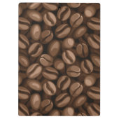 Kaffeebohnen Klemmbrett (Rückseite)