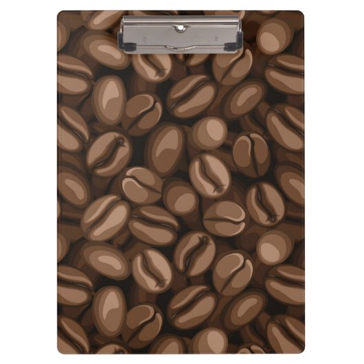 Kaffeebohnen Klemmbrett (Vorderseite)