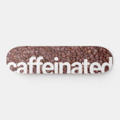 Kaffeebohnen Koffeinhaltige Gestaltung Skateboard (Horizontal)