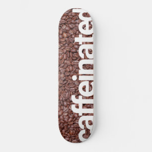 Kaffeebohnen Koffeinhaltige Gestaltung Skateboard