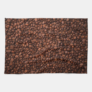 Kaffeebohnen Küchentuch
