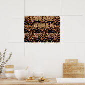 KAFFEEBOHNEN-KUNSTPOSTER POSTER (Küche)