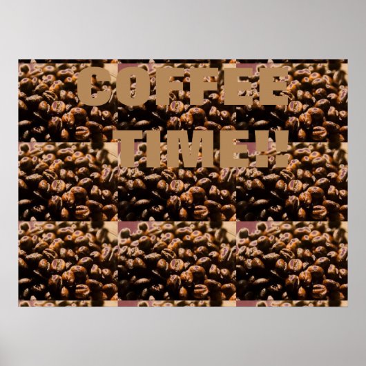 KAFFEEBOHNEN-KUNSTPOSTER POSTER (Vorne)