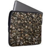 Kaffeebohnen Laptopschutzhülle (Vorne Rechts)